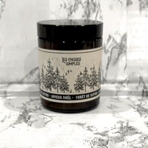 *NEW* Les Choses Simples Candle - Joyeux Noel - Foret De Sapins - France